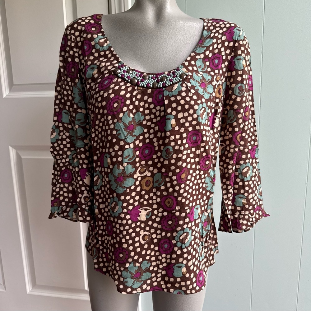 Boden Top with Beading